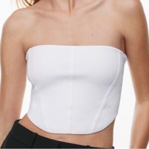 Babaton Light Pink Strapless Top